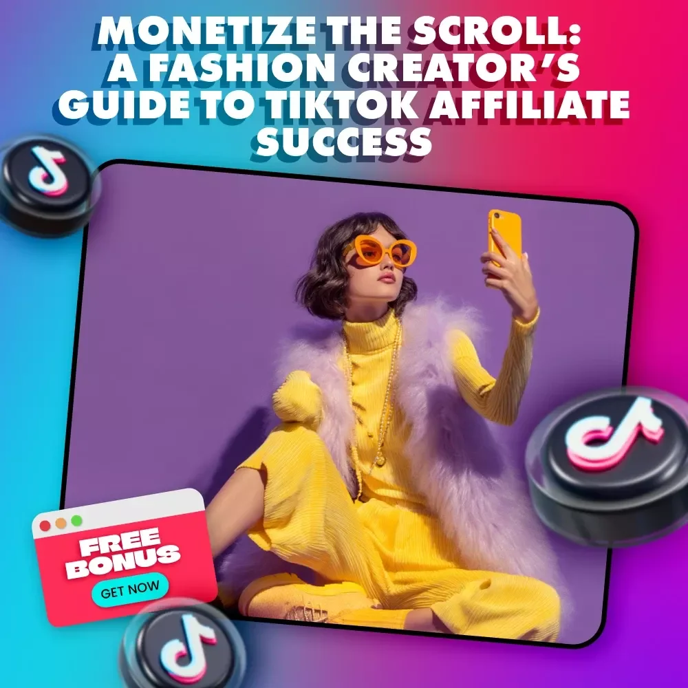 Monetize the Scroll: A Fashion Creator’s Guide to TikTok Affiliate Success | Digital Download Guide for Fashion Brands & Creators | TikTok Shop Strategy, Affiliate Marketing & Content Tips