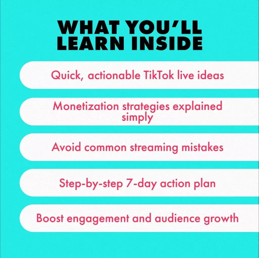 Go Live & Get Paid: TikTok Live Ideas That Actually Work | Monetize TikTok Live | Digital Guide for Creators & Influencers