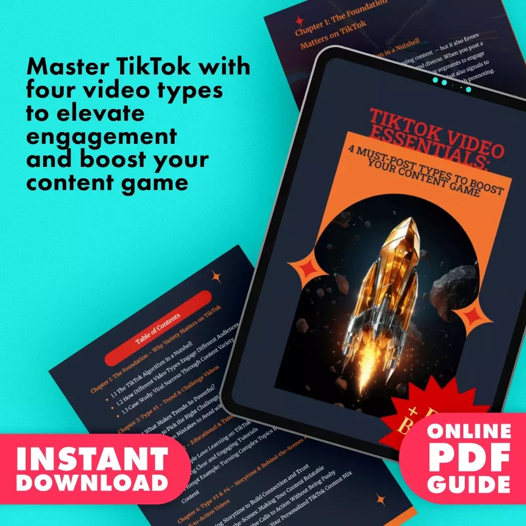 TikTok Video Essentials: 4 Must-Post Types to Boost Your Content Game - Guide for Creators