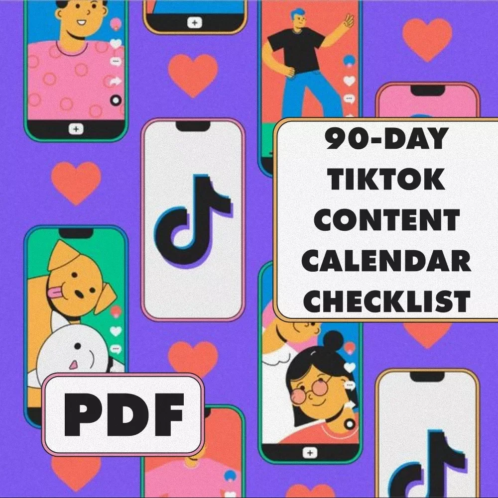 90-Day TikTok Content Calendar Checklist - Plan & Grow Your TikTok Strategy