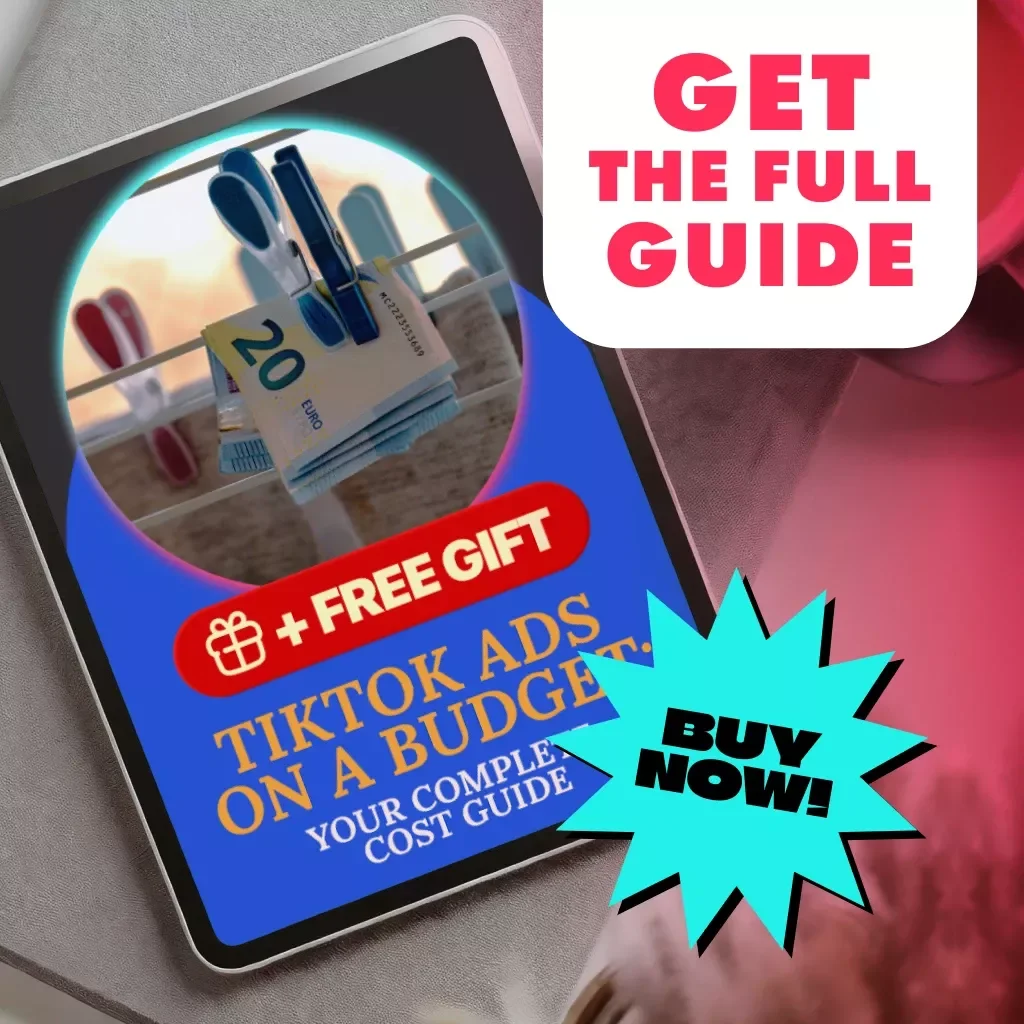 TikTok Ads on a Budget: Your Complete Cost Guide | Digital Download eBook for Beginners | Learn TikTok Advertising Cost & Budgeting Tips