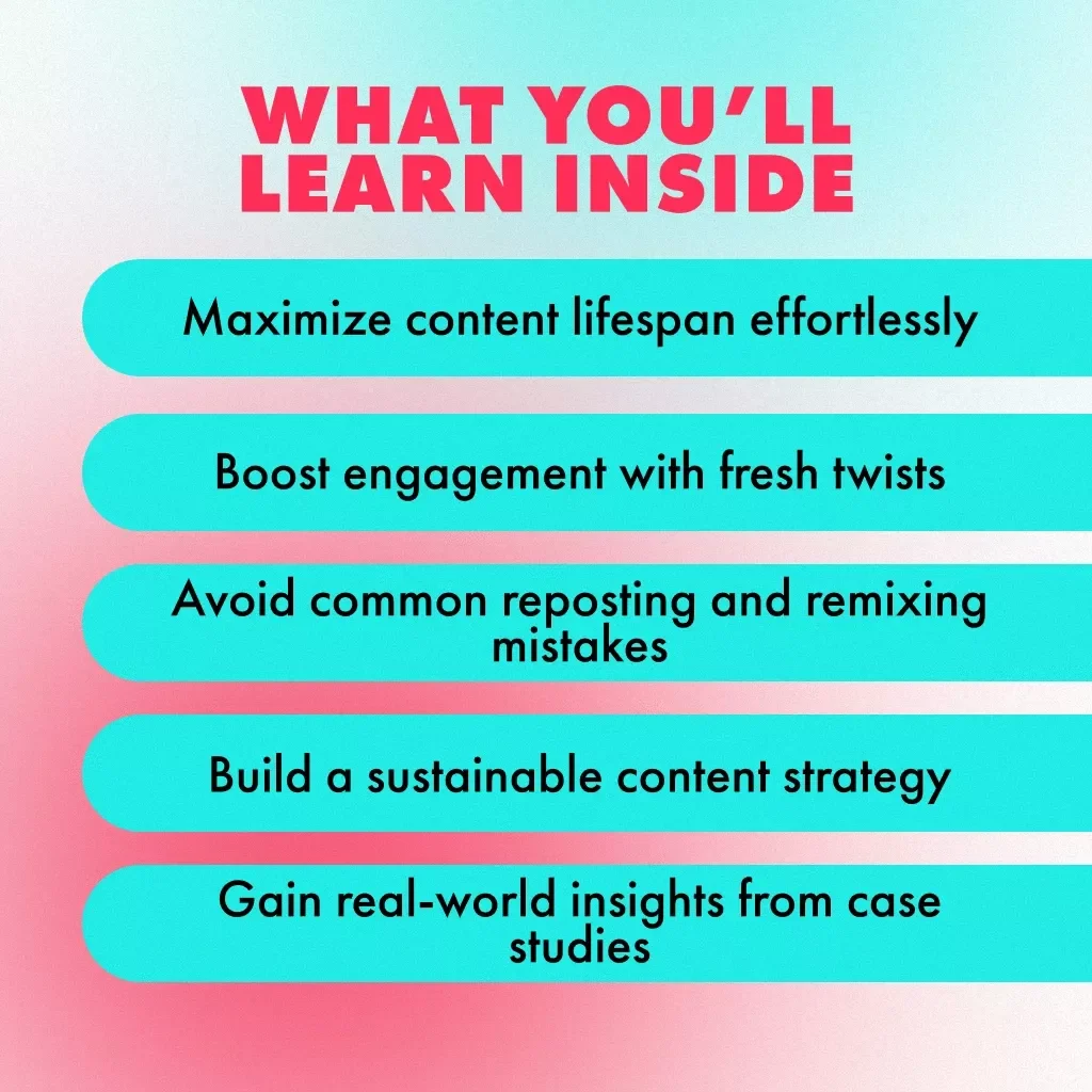 When to Repost vs. Remix Your Own Content Guide: Master Content Repurposing for Maximum Engagement