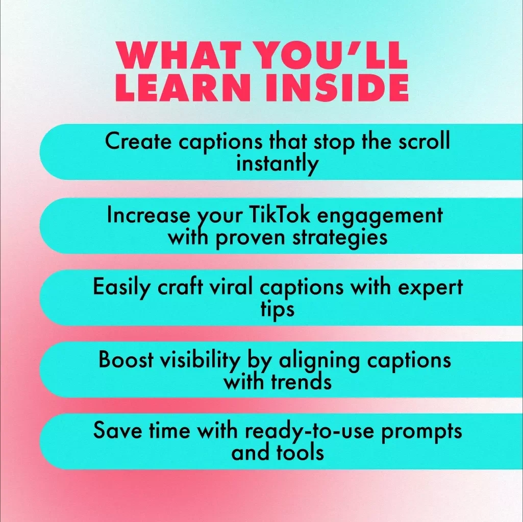 Hooked in Seconds – Mastering TikTok Captions That Stop the Scroll: A Viral Guide to Writing Engaging TikTok Captions