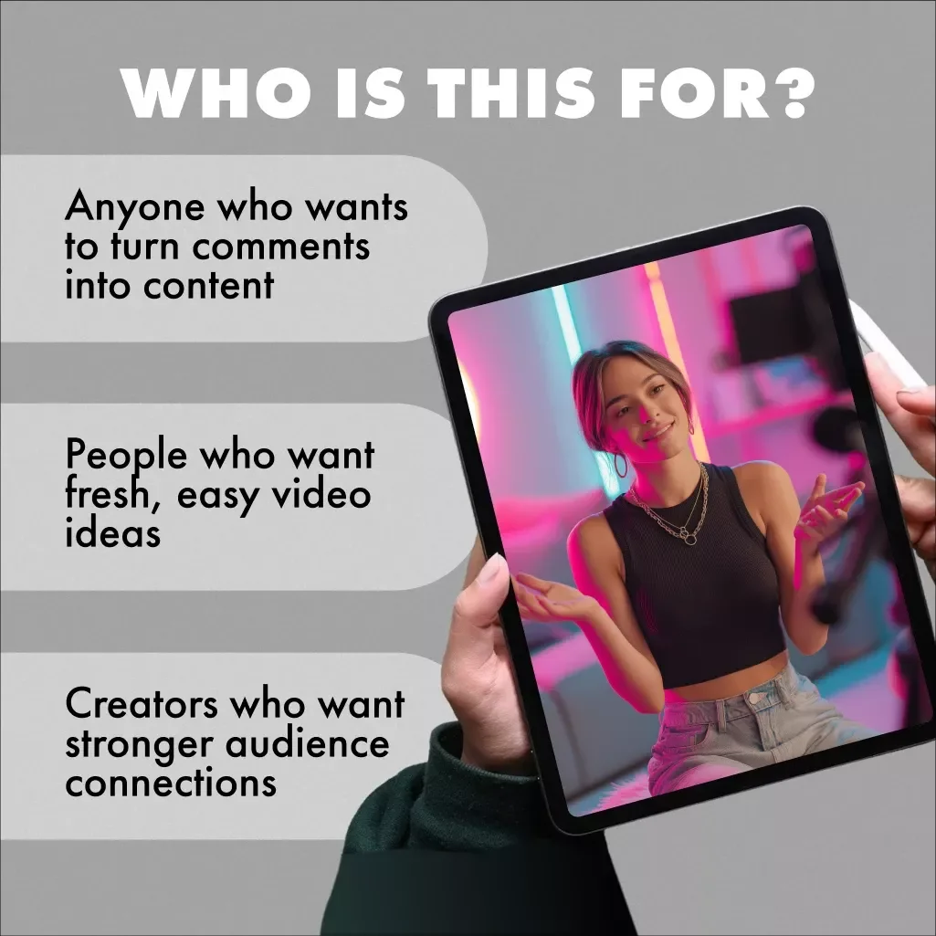 Turn Your Audience Feedback Into Engaging Videos | How to turn comments into new videos | Digital Checklist for Content Creators, Coaches & Entrepreneurs