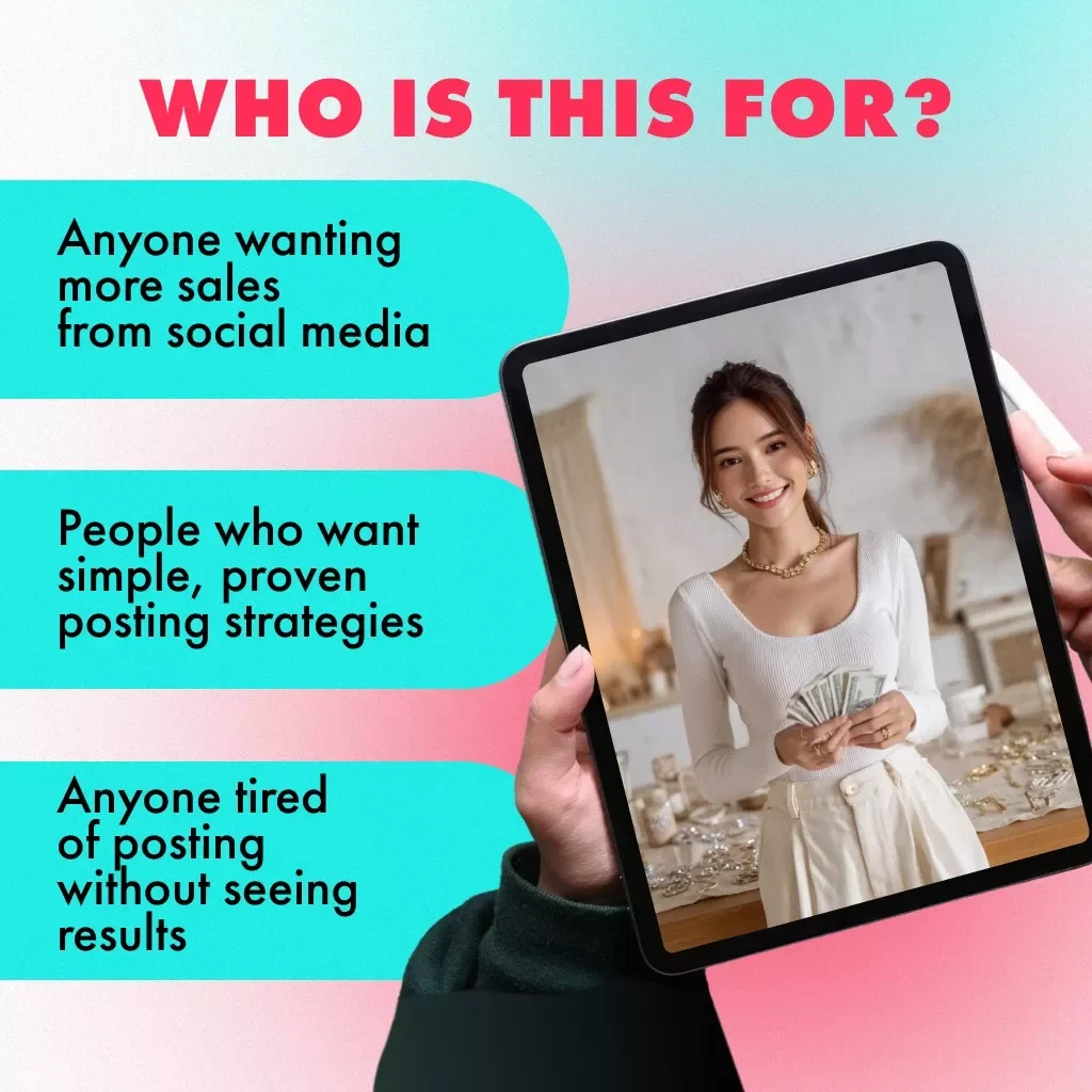 Post to Profit: What to Share When Your Goal is Sales | Digital Guide for What to Post if Your Goal is Sales | Social Media Marketing eBook for Entrepreneurs & Small Business Owners