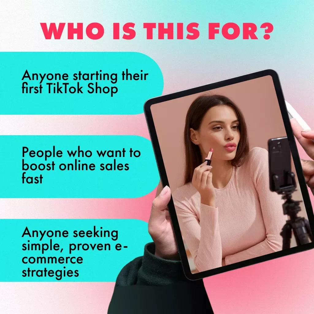 TikTok Shop Success: Step-by-Step Guide to Selling Products and Growing Sales | How to Sell Products on TikTok Shop | eBook, Digital Download, PDF Marketing Guide