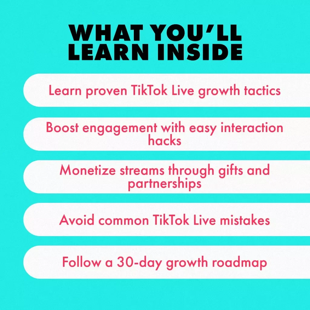 Going Live, Going Viral: The TikTok Live Strategy Guide | Digital Download eBook | Social Media Growth & Monetization Tips | TikTok Live Strategy for Creators & Influencers