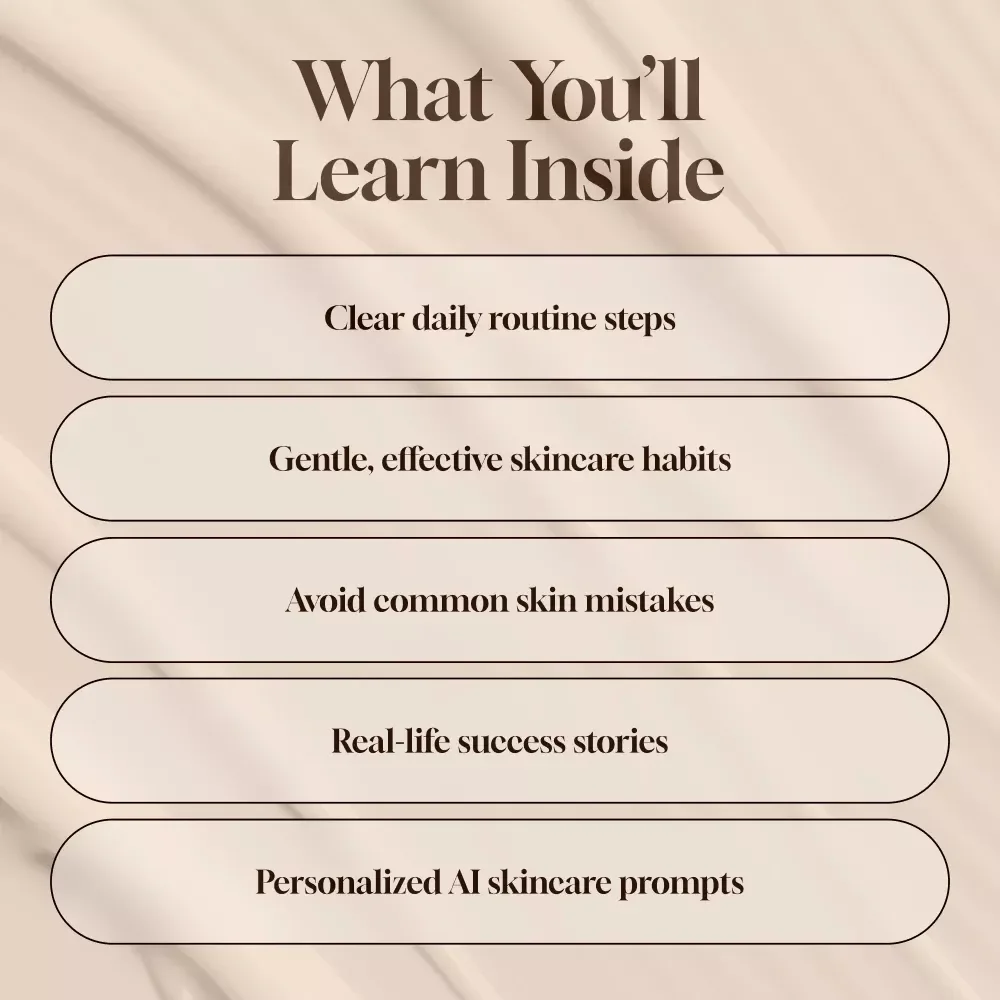 Microbiome-Friendly Skincare (Simple Daily Map) | Digital Guide for Healthy Skin Routine, Skincare Tips, eBook & Checklist for Balanced Skin Microbiome