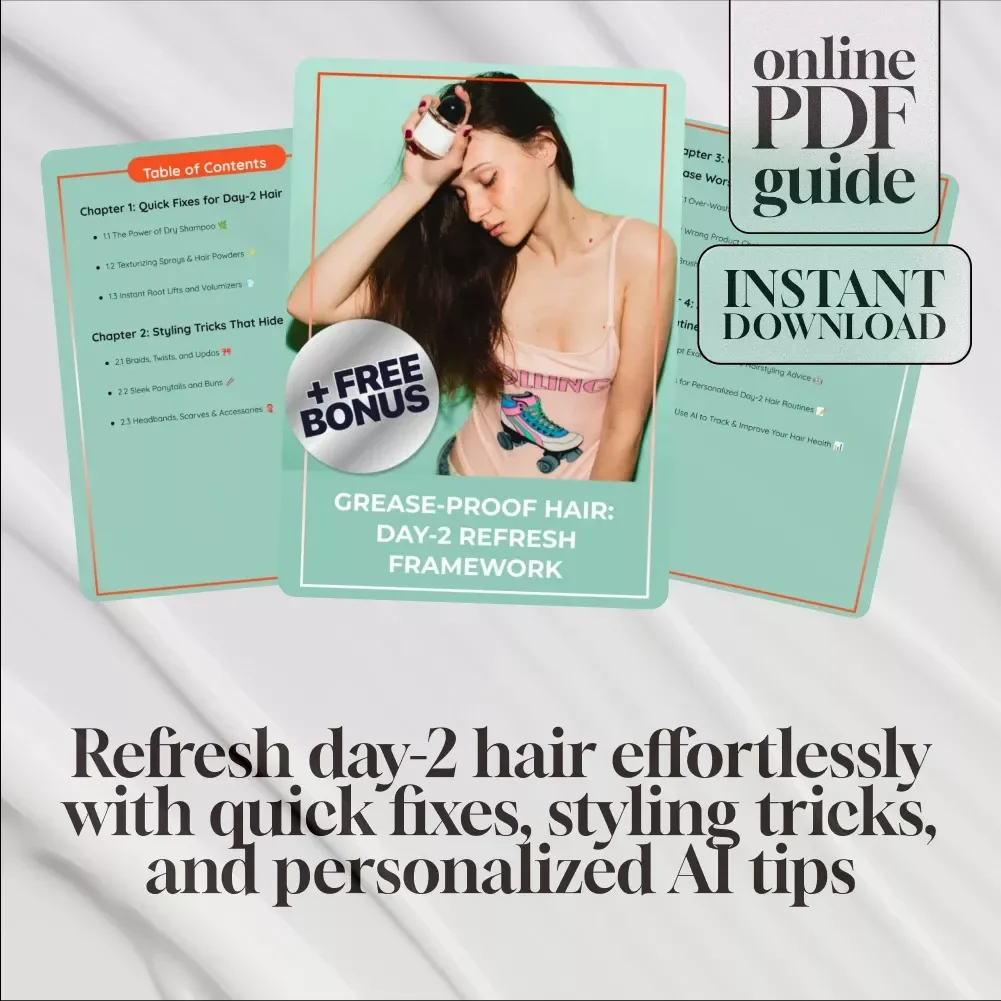 Grease-Proof Hair: Day-2 Refresh Framework Guide - Master Your Hair Routine with Quick Fixes, Styling Tricks, and AI Tips