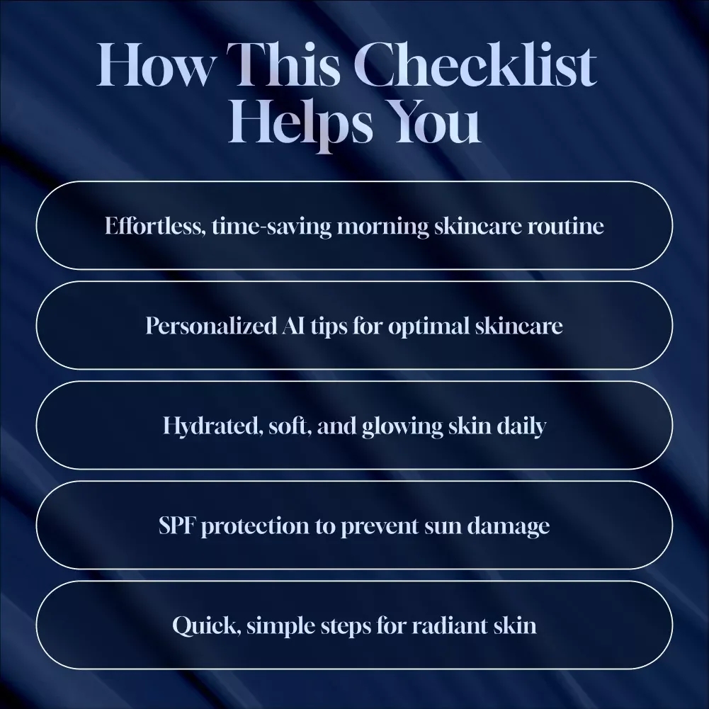 Morning Body Skincare Checklist: Hydrate, SPF, Smooth – A Simple Routine for Glowing Skin