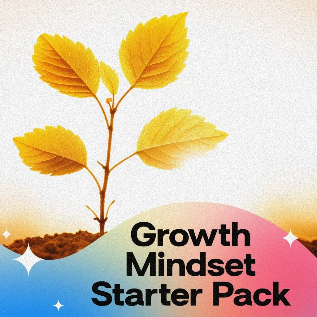 Growth Mindset Starter Pack | Printable Checklist | Self Development Guide | Positive Mindset Tools | Digital Download for Personal Growth