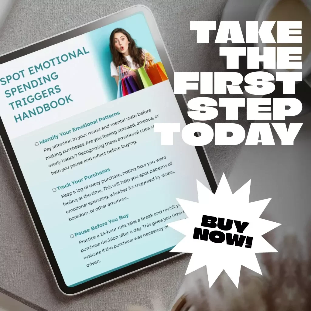 Spot Emotional Spending Triggers Handbook - Digital Download Checklist for Managing Impulse Purchases and Improving Financial Health