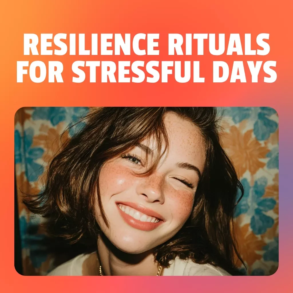 Resilience Rituals for Stressful Days Checklist | Digital Download Self Care Guide, Anxiety Relief, Daily Mindfulness eBook Alternative