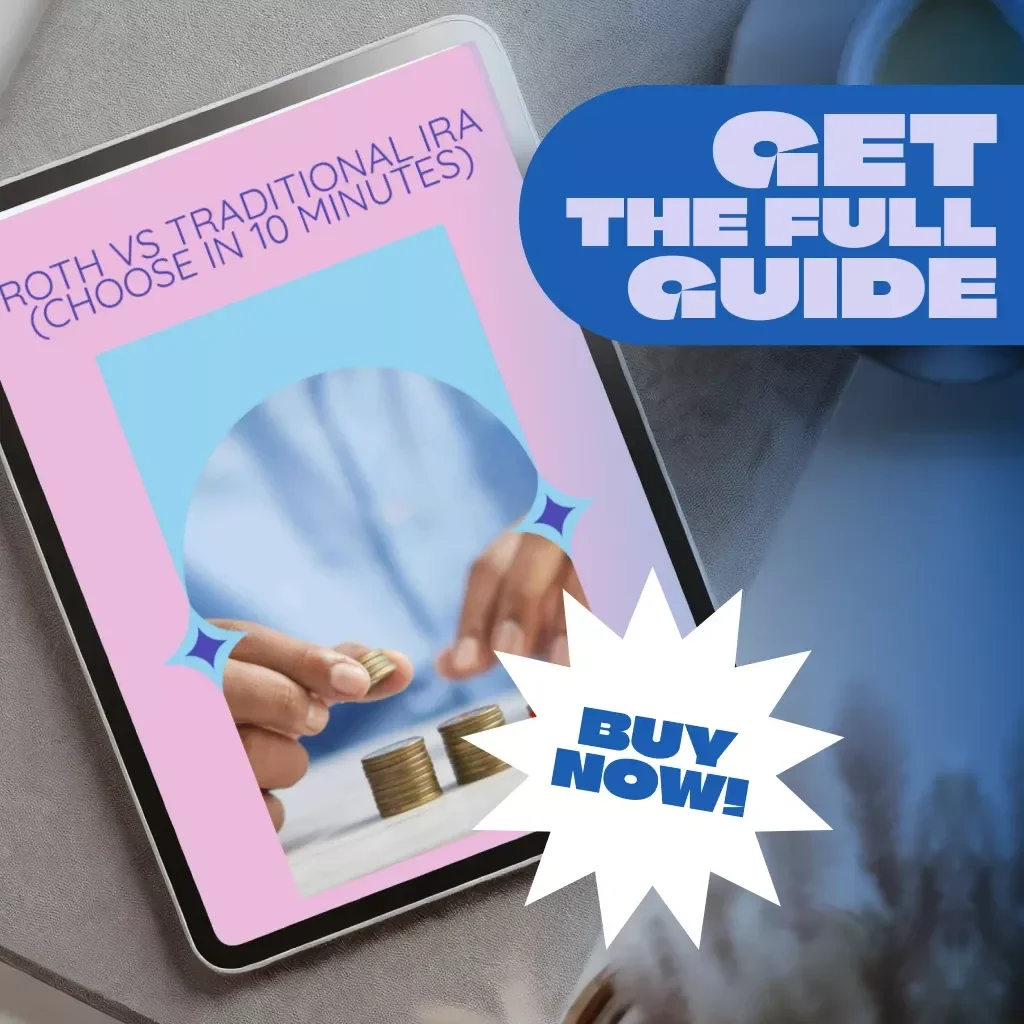 Roth vs Traditional IRA Guide: Choose the Best Option in Just 10 Minutes – Easy-to-Follow eBook