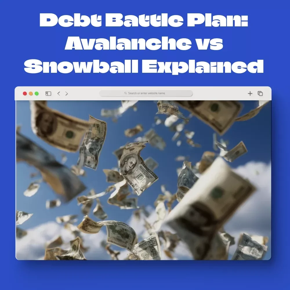 Debt Battle Plan: Avalanche vs Snowball Explained | Debt Repayment Guide | Digital Download eBook | Personal Finance Checklist | Money Management PDF