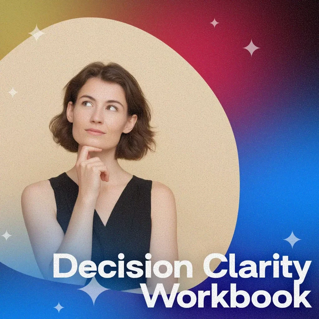 Decision Clarity Workbook | Self-Help Guide for Better Choices, Personal Growth, Career Clarity, and Confidence in Decision Making | Digital Download eBook & Checklist | KEYWORDS