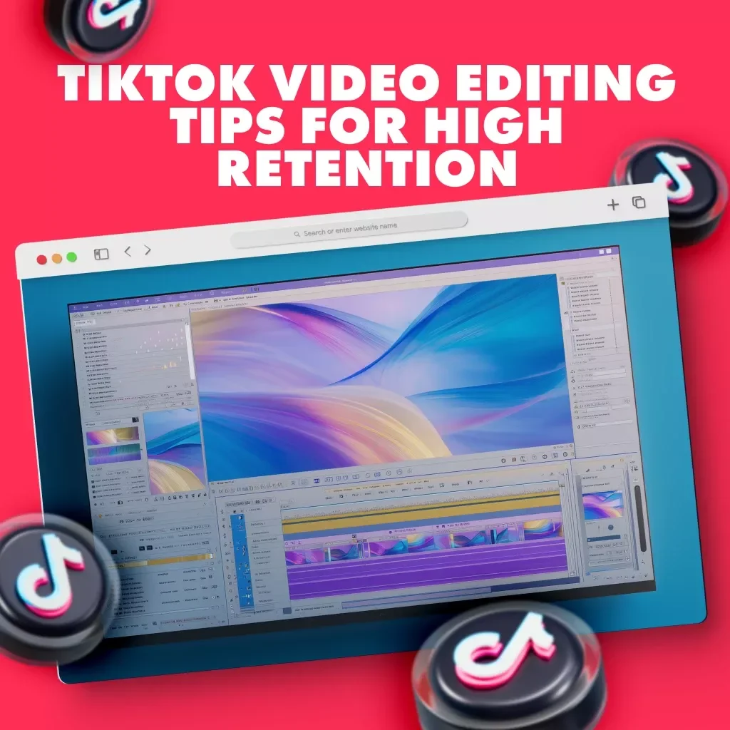 TikTok Video Editing Tips for High Retention | Digital Download Checklist for Creators, Social Media Strategy, Viral Growth Guide