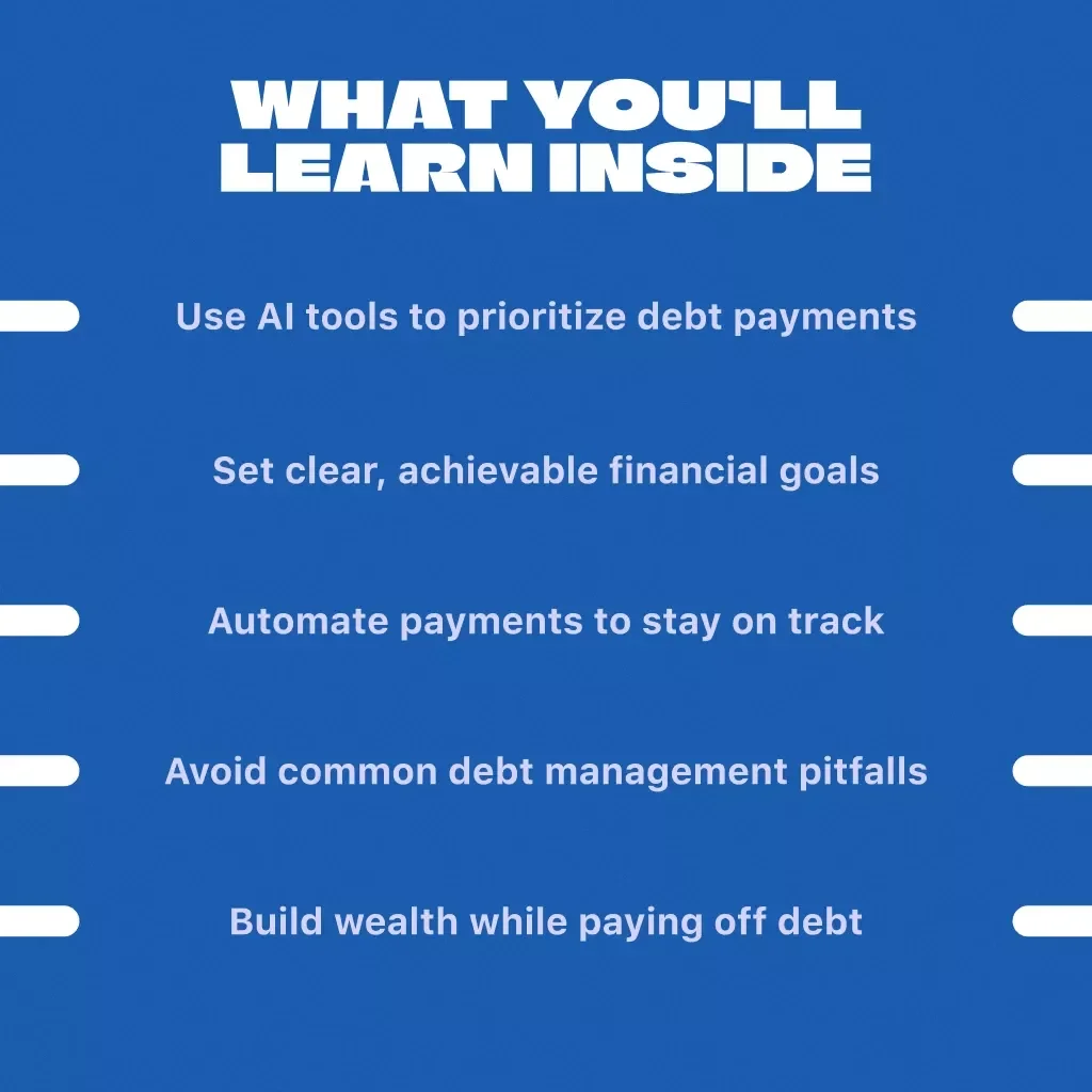 Smart Debt-Free Plan: How to Use AI to Crush Debt - The Ultimate Guide to Debt Management & Financial Freedom