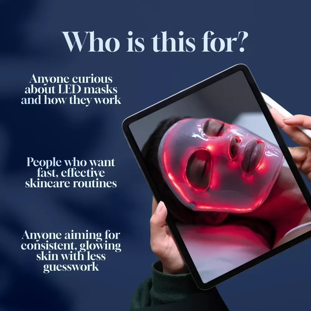 LED Mask Routine: 10-Minute Sessions That Stick | Skincare Guide, eBook, Digital Download for LED Light Therapy, Red Light, Blue Light & AI Skincare Insights