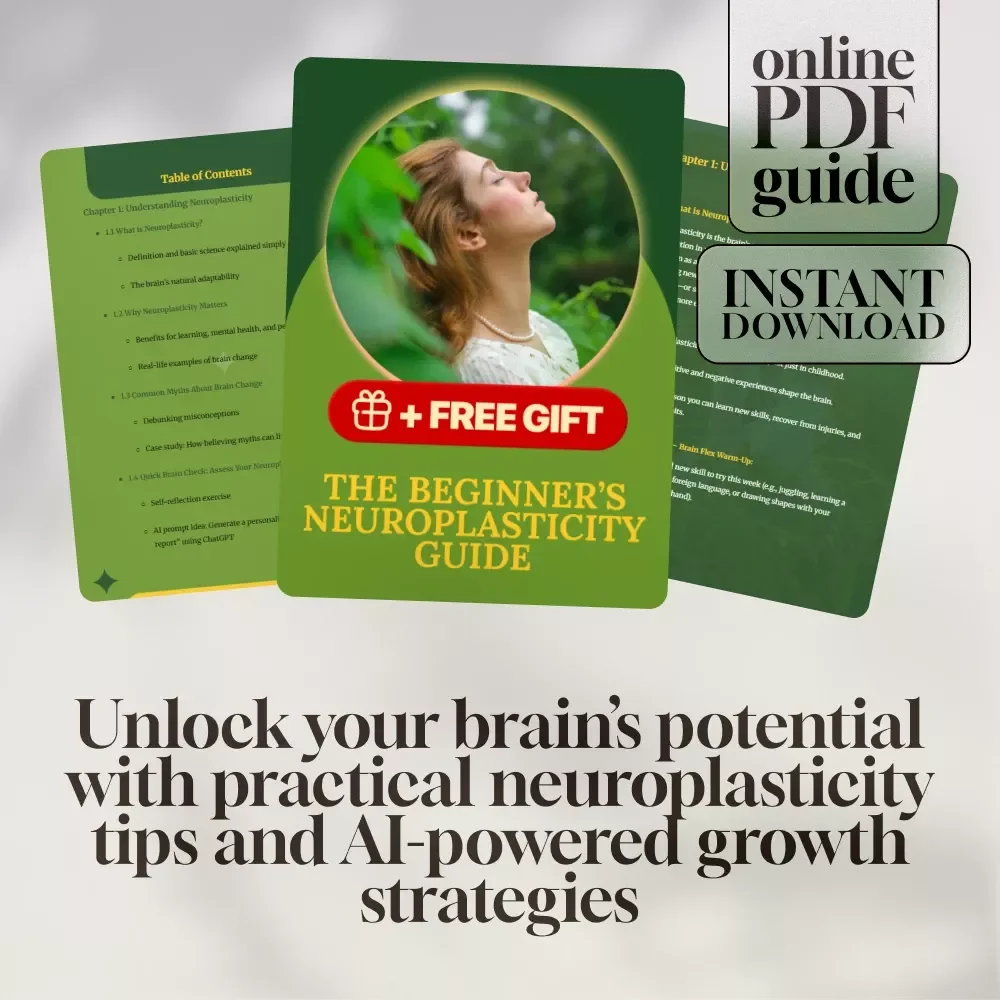 The Beginner’s Neuroplasticity Guide | Digital Download Brain Training eBook for Personal Growth, Mindfulness, Mental Health & Cognitive Flexibility