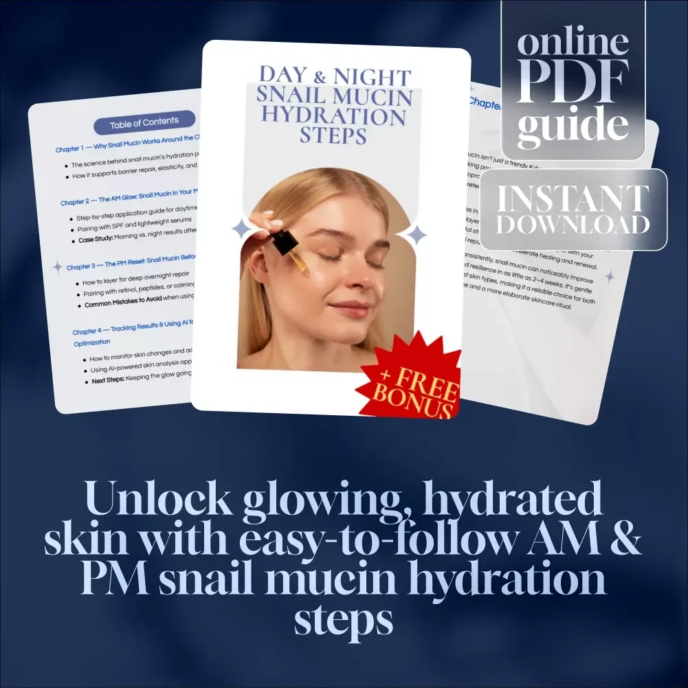 Day & Night Snail Mucin Hydration Steps Guide: Ultimate AM & PM Skincare Routine for Glowing Skin