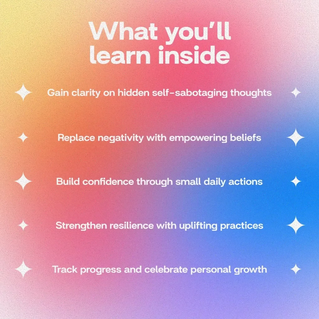 Break Limiting Beliefs Checklist | Mindset Shift Digital Download | Self Growth & Empowerment Guide | Printable Personal Development Tool
