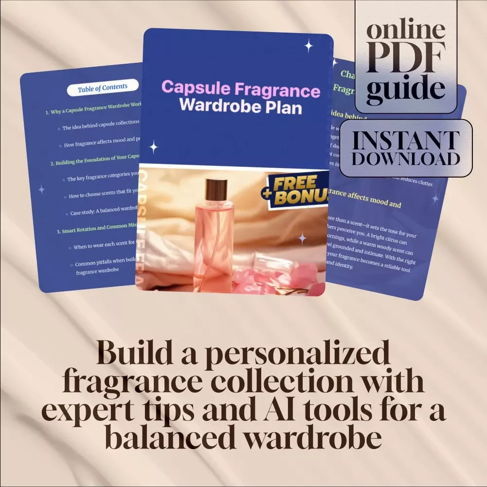 Capsule Fragrance Wardrobe Plan: A Digital Guide to Curating Your Perfect Fragrance Collection