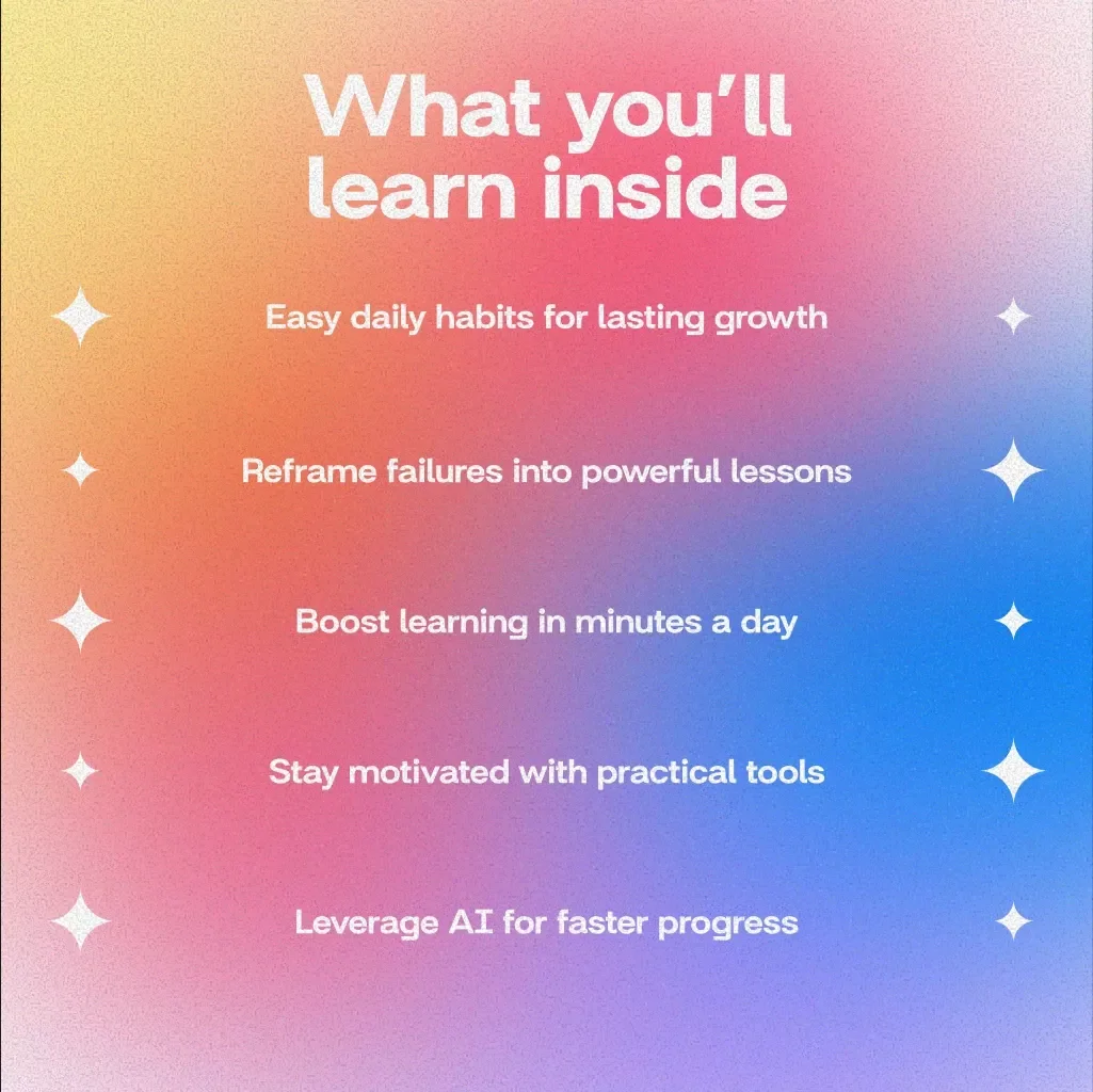 Growth Mindset Starter Pack | Printable Checklist | Self Development Guide | Positive Mindset Tools | Digital Download for Personal Growth
