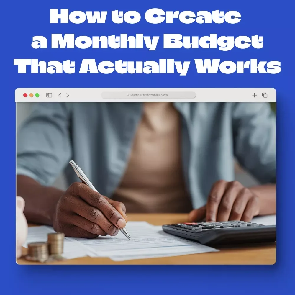 How to Create a Monthly Budget That Actually Works - Budgeting Guide, eBook, Financial Planning Digital Download