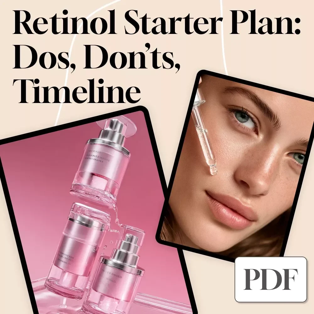 Retinol Starter Plan: Dos, Don’ts, Timeline | Beginner Skincare Guide | Digital Download eBook, Checklist & AI Prompts for Retinol Routine
