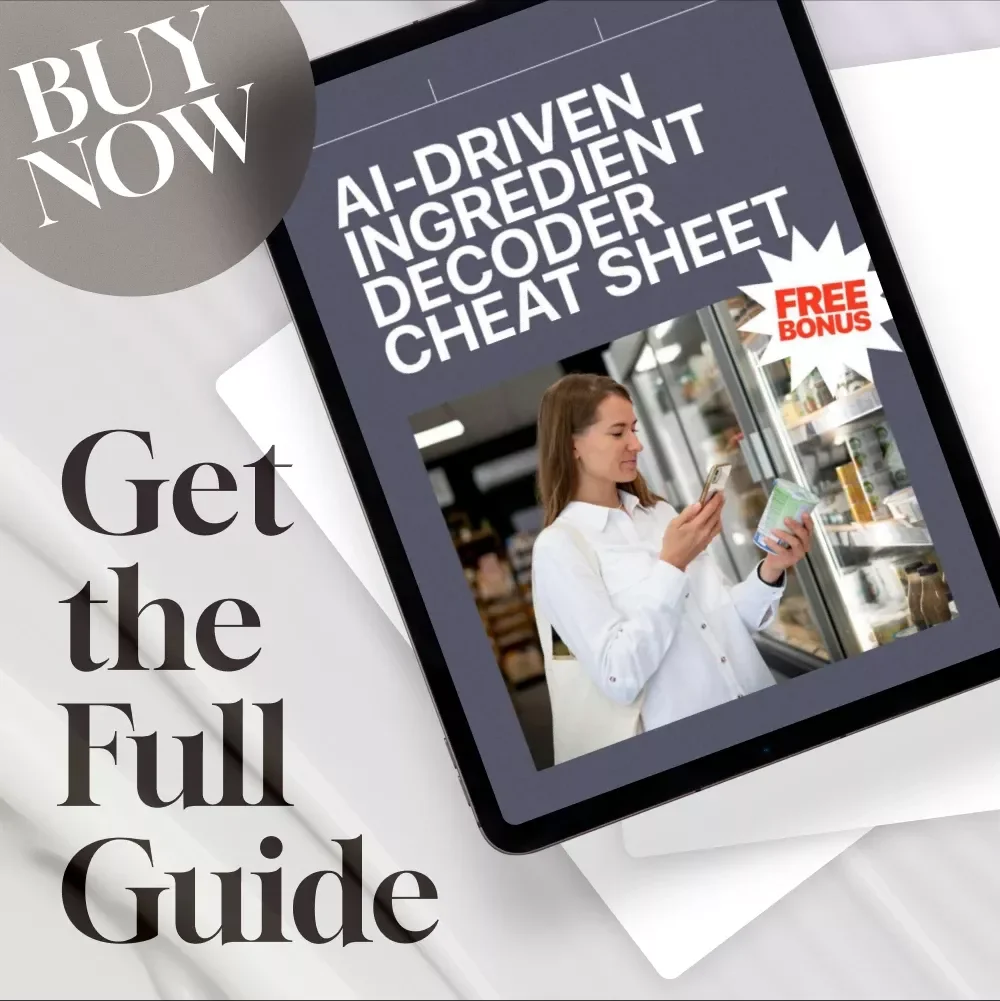 AI-Driven Ingredient Decoder Cheat Sheet: Unlock the Secrets of Food Labels and Make Smarter Choices