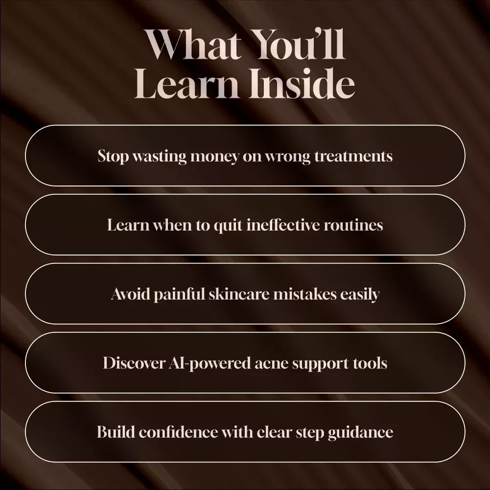 Acne Triage: What to Use, When to Stop | Digital Acne Guide, Skincare Treatments, Mistakes to Avoid & AI-Powered Solutions (Instant Download)