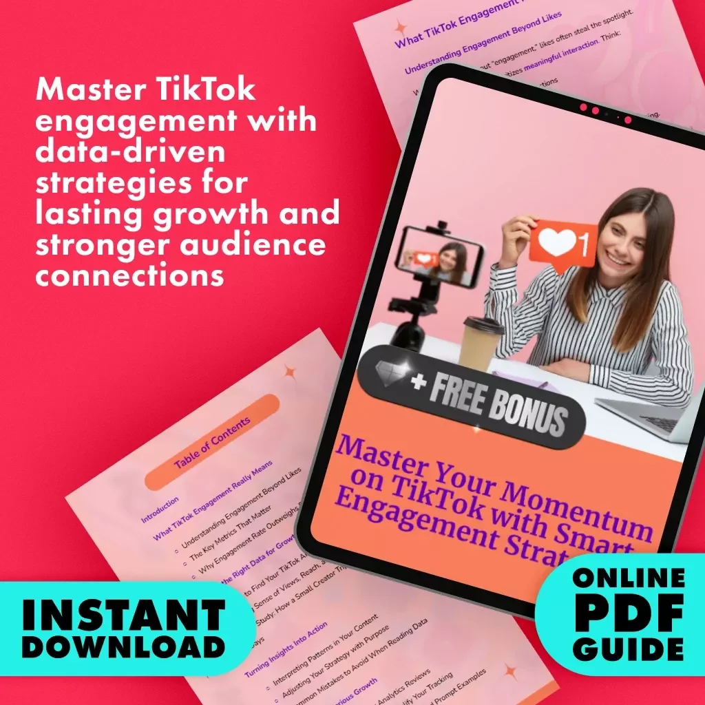 Master Your Momentum on TikTok with Smart Engagement Strategies | Digital Guide for Creators | TikTok Engagement Analytics Growth eBook