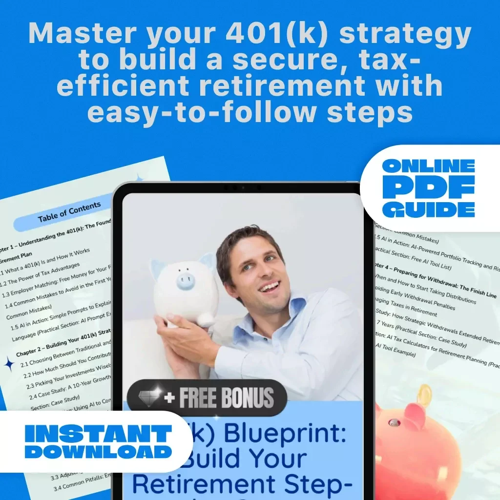 401(k) Blueprint: Build Your Retirement Step-by-Step Guide - Maximize Tax Advantages, Minimize Risk & Grow Your Savings