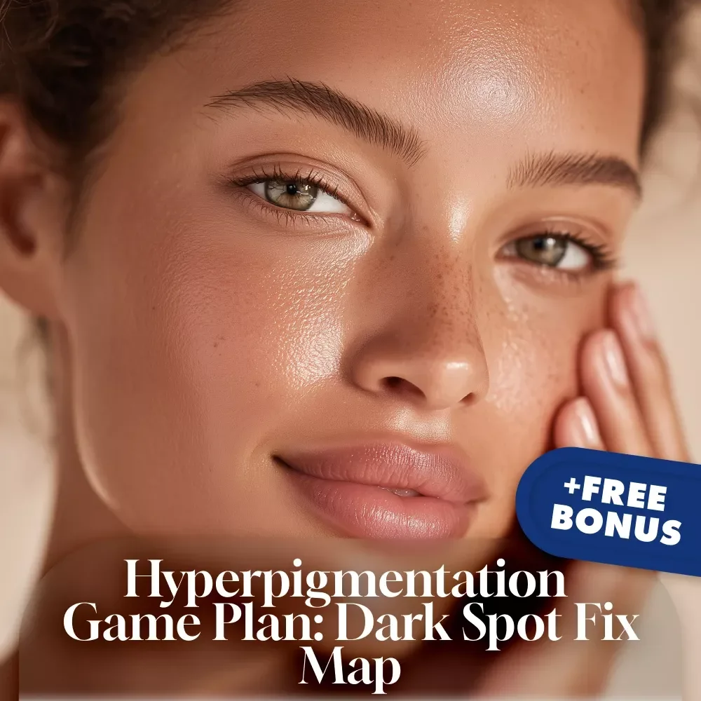 Hyperpigmentation Game Plan: Dark Spot Fix Map | Digital Skincare Guide, eBook, Routine & Checklist for Dark Spots, Uneven Skin Tone, Melasma & Post-Acne Marks