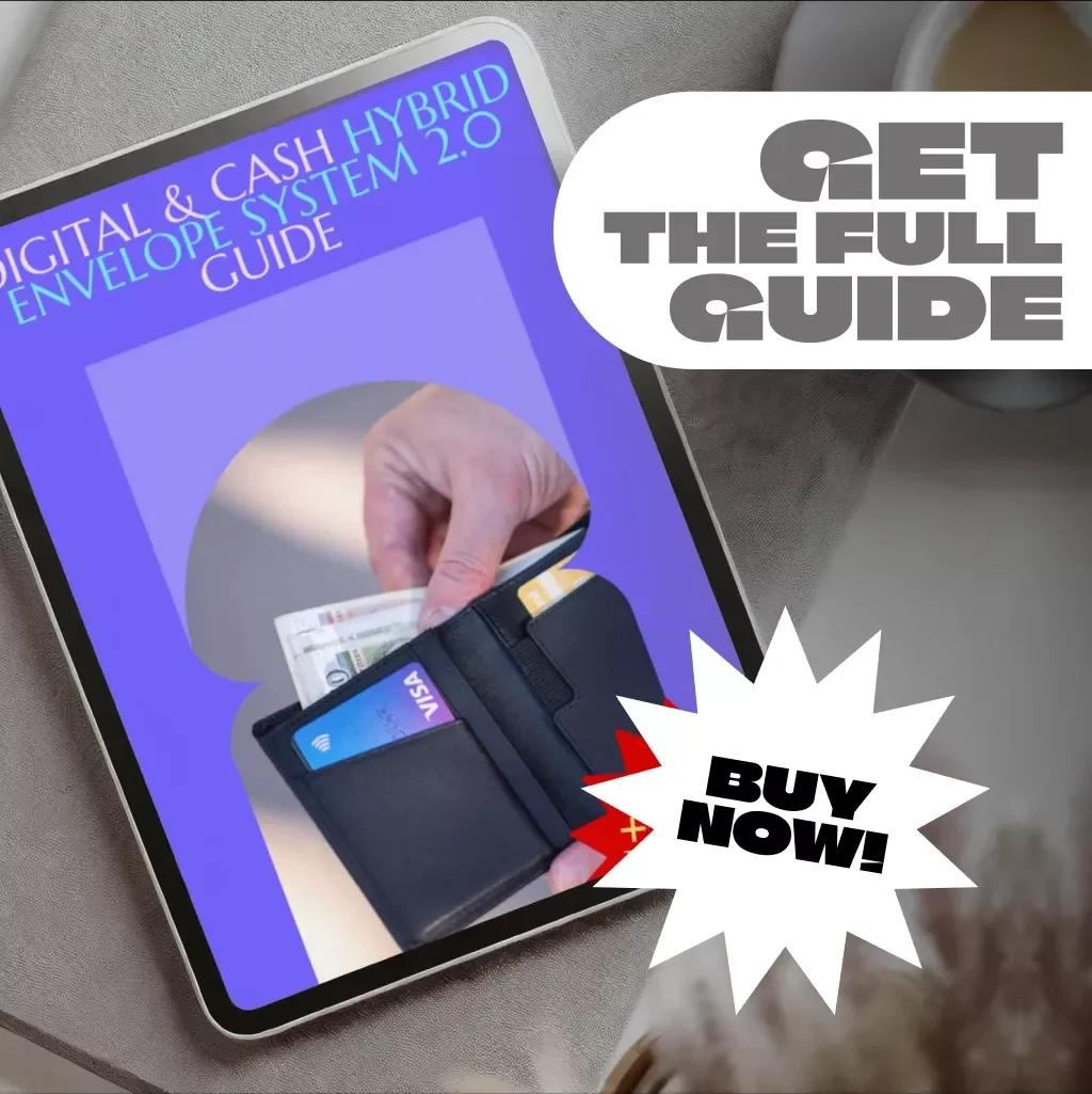 Digital & Cash Hybrid Envelope System 2.0 Guide - Budget Smarter, Save Better with This Practical eBook