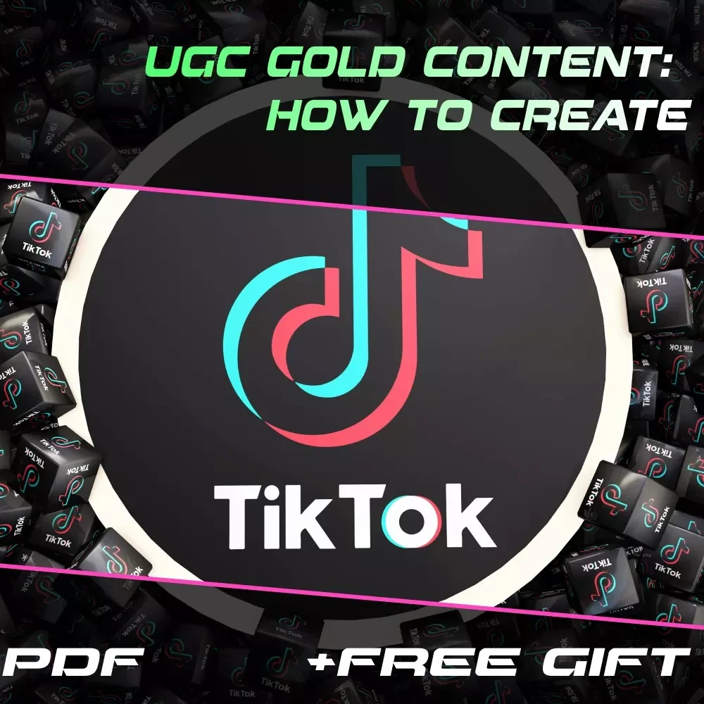 UGC Gold Content: How to Create | TikTok UGC Content Guide for Beginners, Creators & Brands | Digital Download eBook Checklist