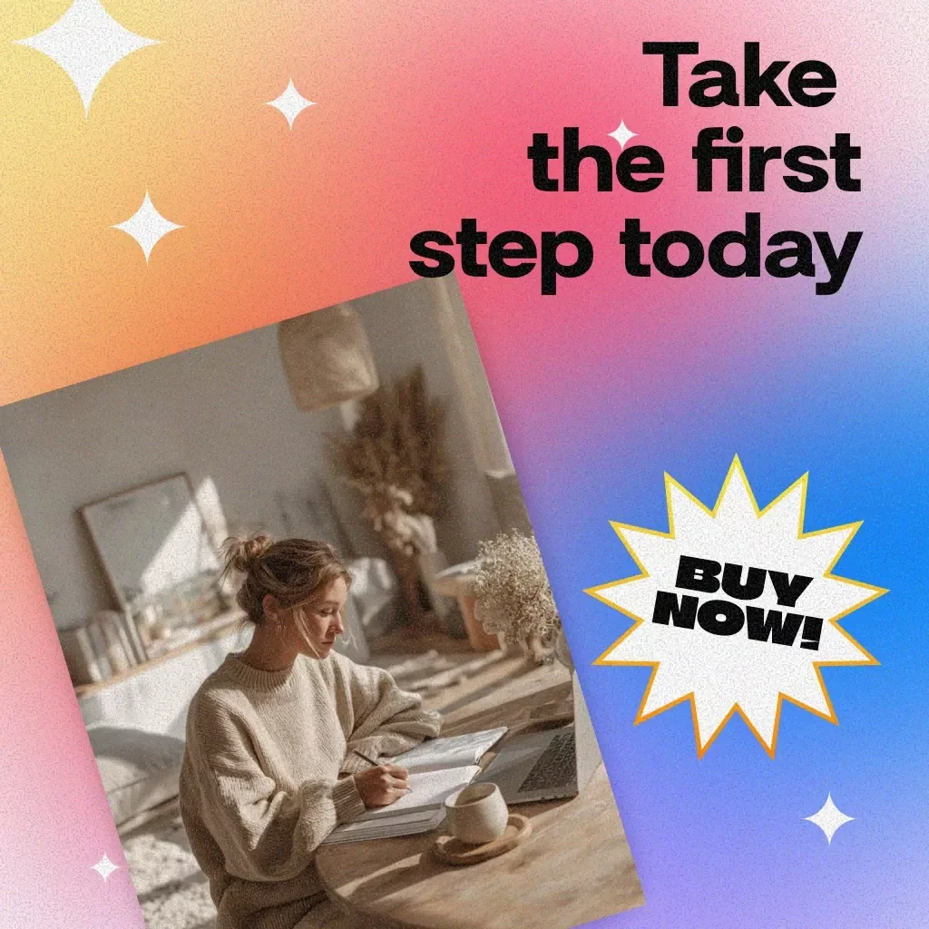 Anxiety to Action 5-Step Plan Checklist – Overcome Anxiety with Simple Steps