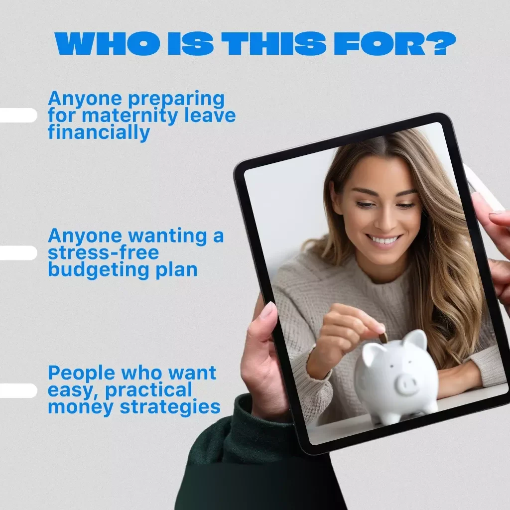 How to Prepare Financially for Maternity Leave | Budgeting Guide, eBook, Digital Download for Moms, Money Planning, Family Finance Checklist