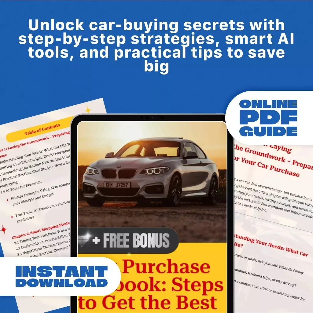Car Purchase Playbook: Steps to Get the Best Deal - Your Ultimate Guide to Smart Car Buying