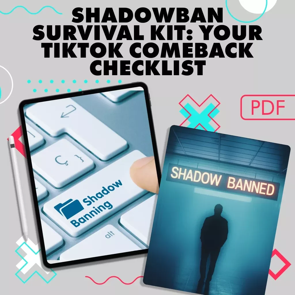Shadowban Survival Kit: Your TikTok Comeback Checklist | How to Get Rid of Shadowban on TikTok Digital Download Guide