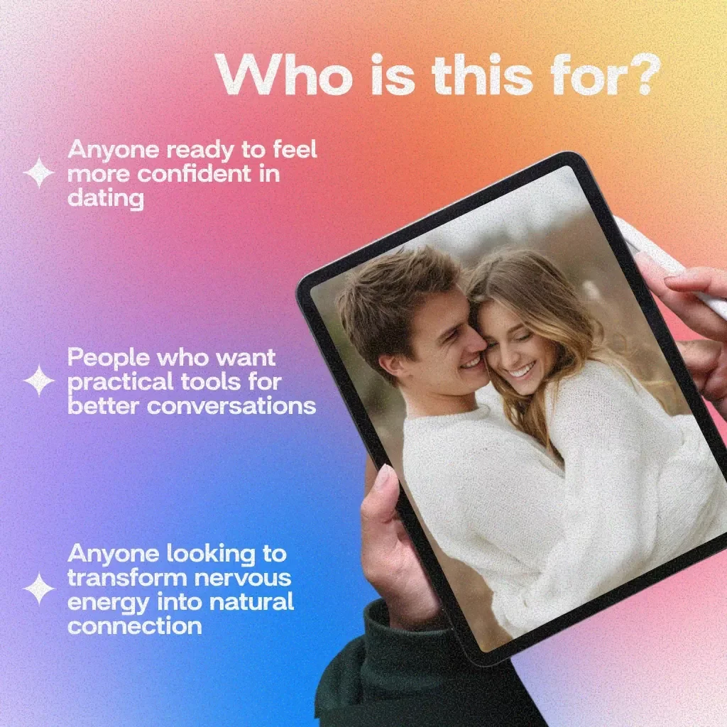 Dating Confidence Mindset Map | Self-Assurance Guide for Men & Women | Digital Download eBook with Conversation Starters, AI Prompts & Confidence Building Tips