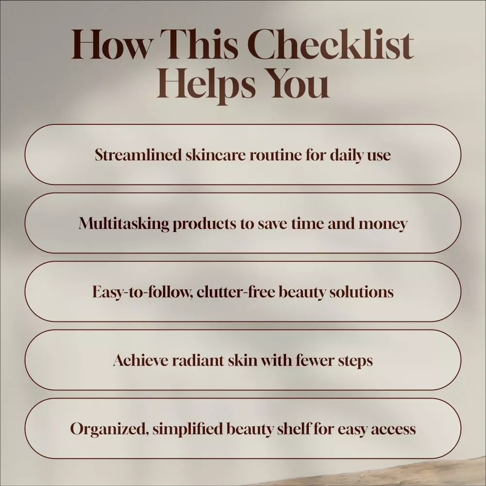 Minimalist Kit: One Shelf, Full Routine - Skincare & Beauty Guide