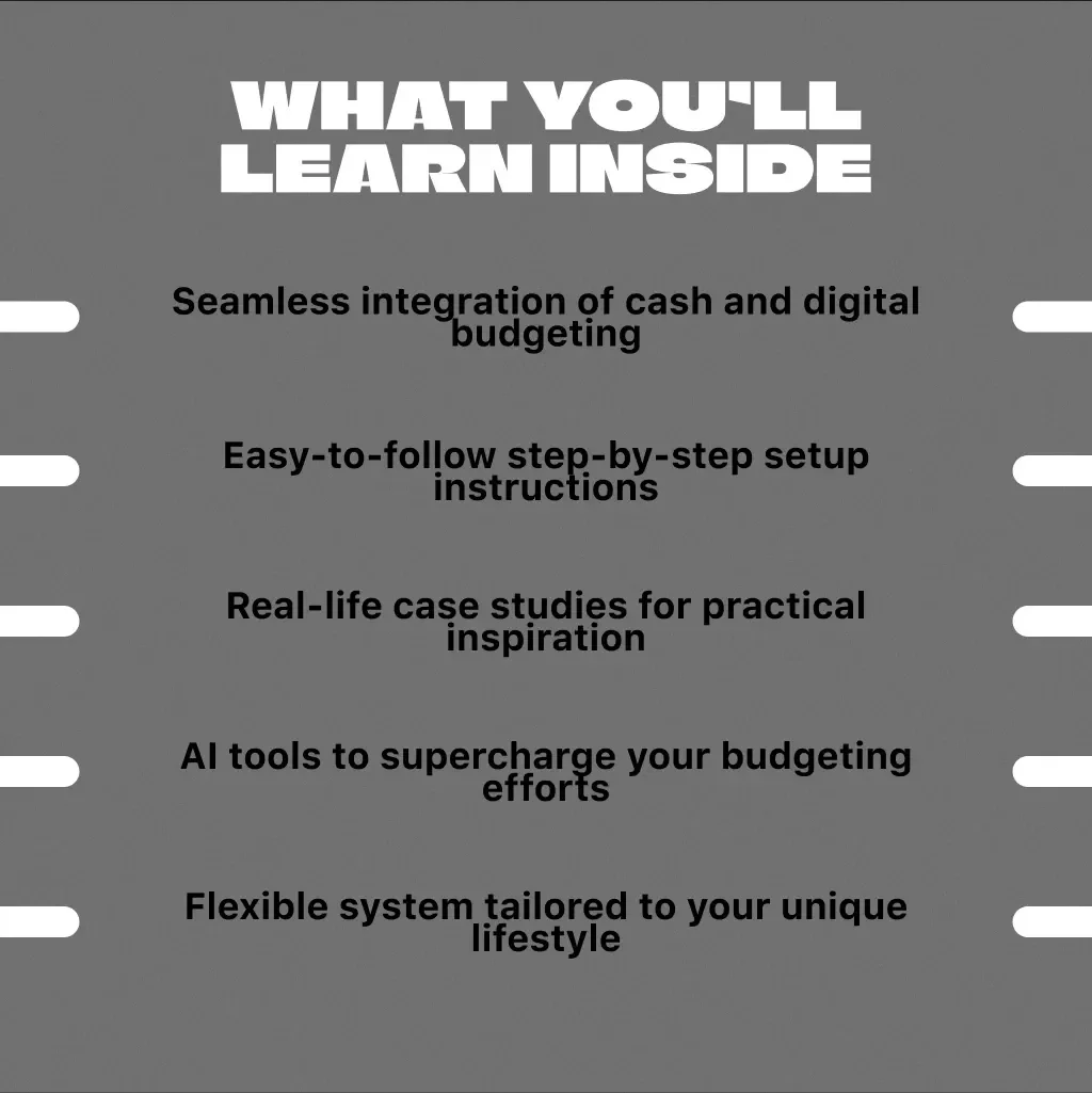Digital & Cash Hybrid Envelope System 2.0 Guide - Budget Smarter, Save Better with This Practical eBook