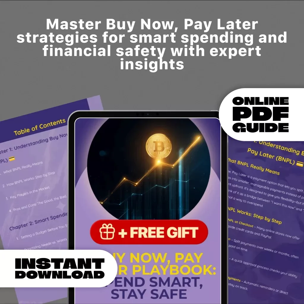 Buy Now, Pay Later Playbook: Spend Smart, Stay Safe - A Comprehensive Guide to Smart BNPL Spending