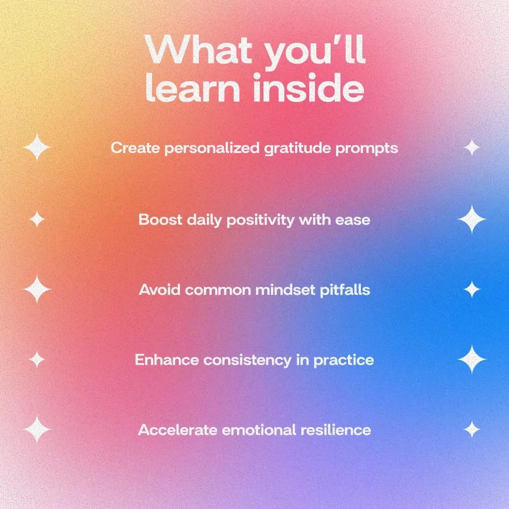 Gratitude AI Prompts for Big Shifts | Digital Download Guide for Mindfulness, Journaling, and Personal Growth