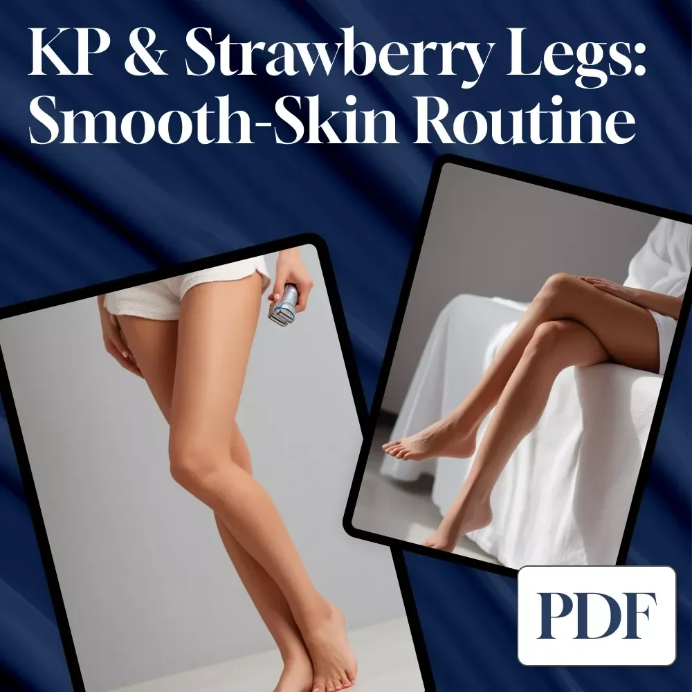 KP & Strawberry Legs: Smooth-Skin Routine Checklist for Glowing, Bump-Free Legs
