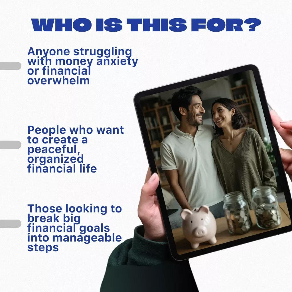 Simple Framework to Eliminate Money Anxiety - Financial Checklist for Budgeting & Money Management