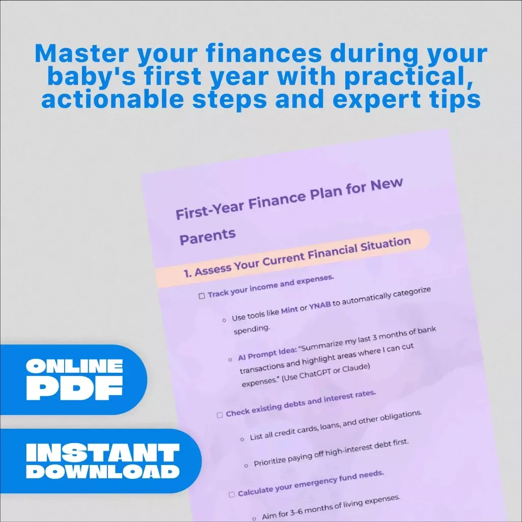 First-Year Finance Plan for New Parents: Ultimate Checklist to Master Your Baby Budget & Financial Planning