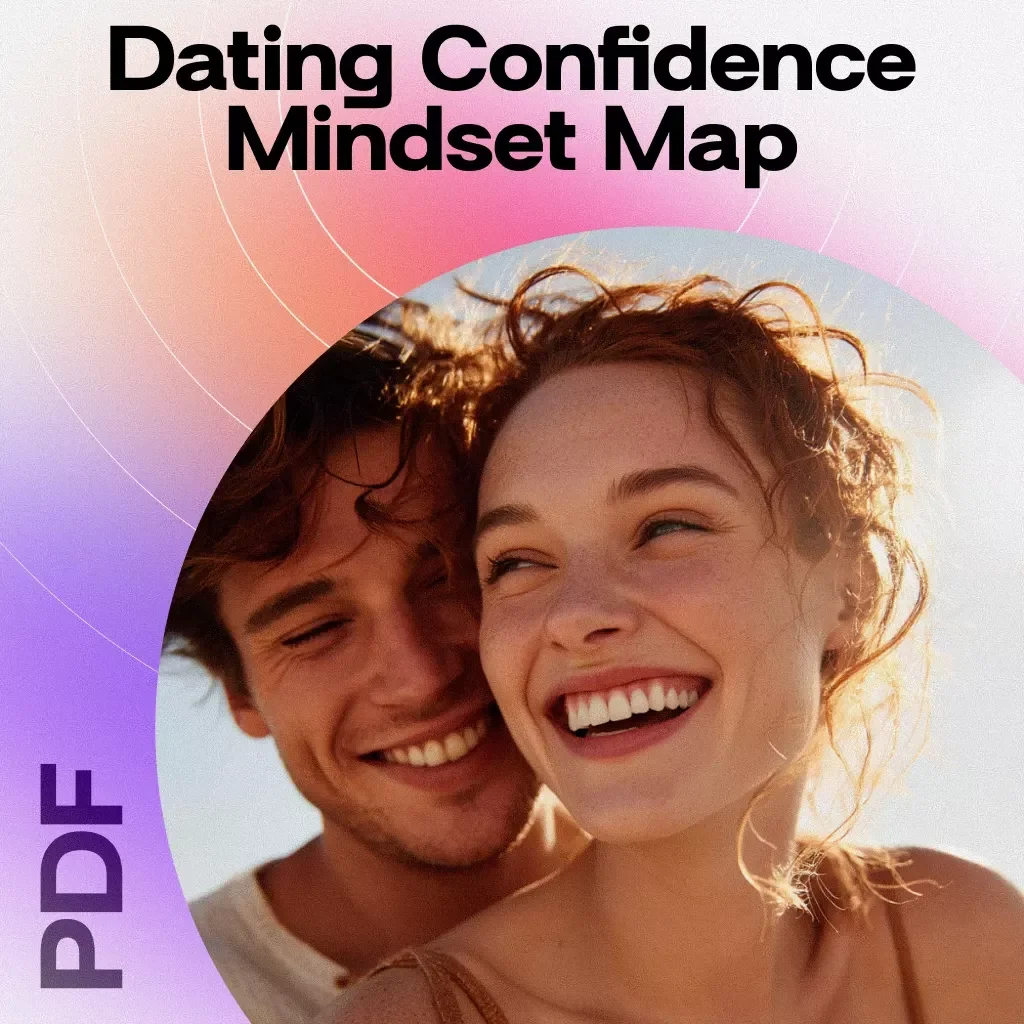 Dating Confidence Mindset Map | Self-Assurance Guide for Men & Women | Digital Download eBook with Conversation Starters, AI Prompts & Confidence Building Tips